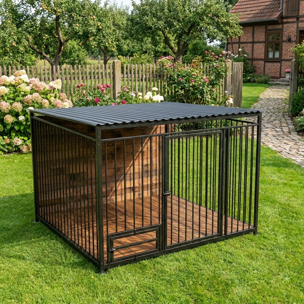 Kojec 2x2 w ogrodzie